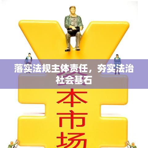 落实法规主体责任,夯实法治社会基石