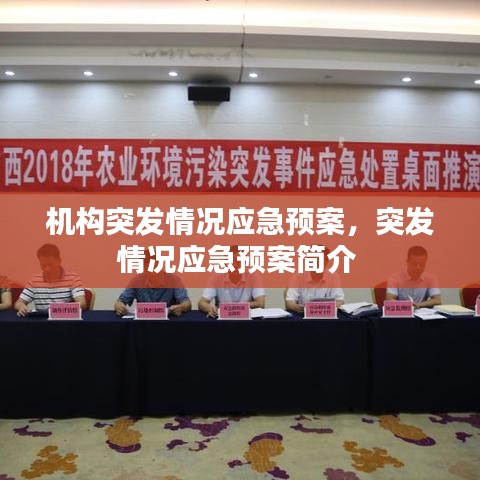 机构突发情况应急预案,突发情况应急预案简介