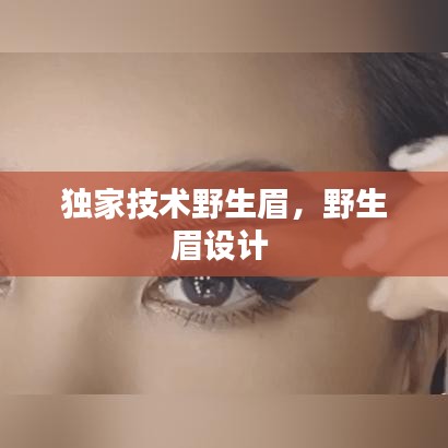 独家技术野生眉,野生眉设计