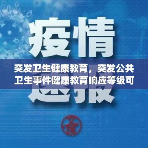 突发卫生健康教育，突发公共卫生事件健康教育响应等级可分为几级 