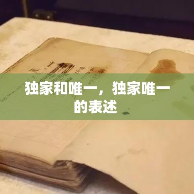 独家和唯一,独家唯一的表述