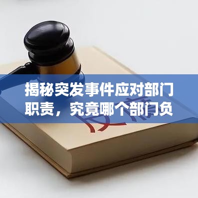 揭秘突发事件应对部门职责,究竟哪个部门负责应对突发事件?