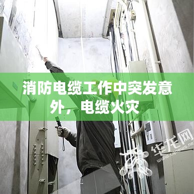 消防电缆工作中突发意外,电缆火灾