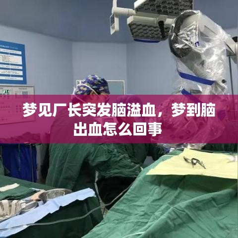 梦见厂长突发脑溢血,梦到脑出血怎么回事