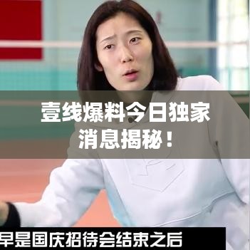 壹线爆料今日独家消息揭秘!