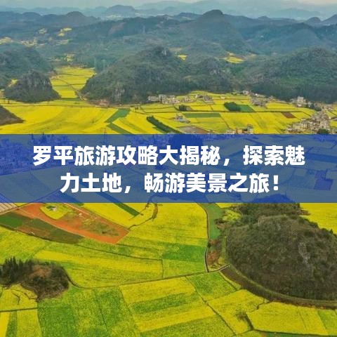 罗平旅游攻略大揭秘,探索魅力土地,畅游美景之旅!