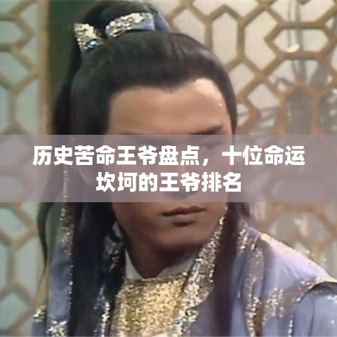 历史苦命王爷盘点，十位命运坎坷的王爷排名