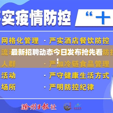 最新招聘动态今日发布抢先看!