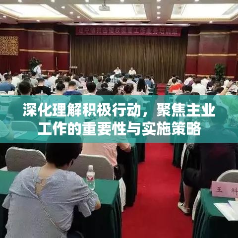 深化理解积极行动,聚焦主业工作的重要性与实施策略