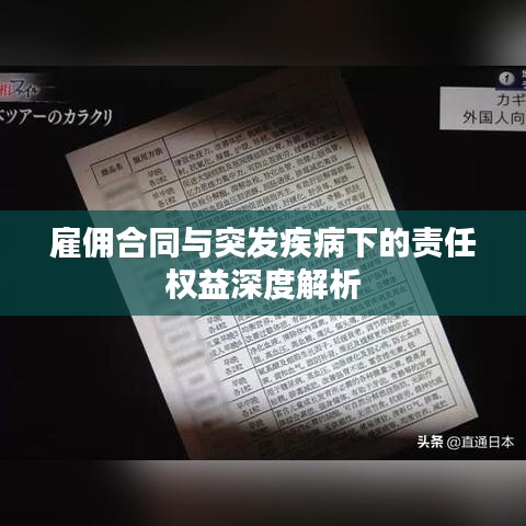 雇佣合同与突发疾病下的责任权益深度解析
