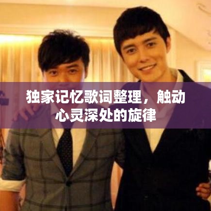 独家记忆歌词整理,触动心灵深处的旋律