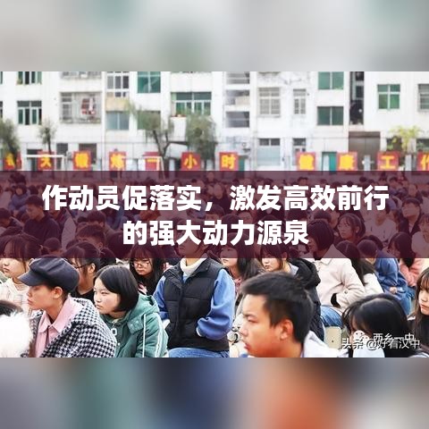 作动员促落实,激发高效前行的强大动力源泉