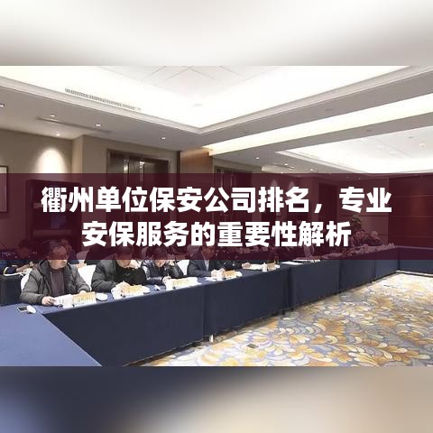 衢州单位保安公司排名，专业安保服务的重要性解析