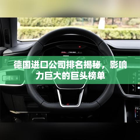 德国进口公司排名揭秘,影响力巨大的巨头榜单