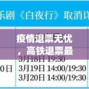疫情退票无忧,高铁退票最新攻略全解析