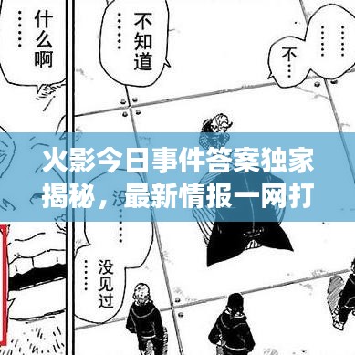 火影今日事件答案独家揭秘,最新情报一网打尽!
