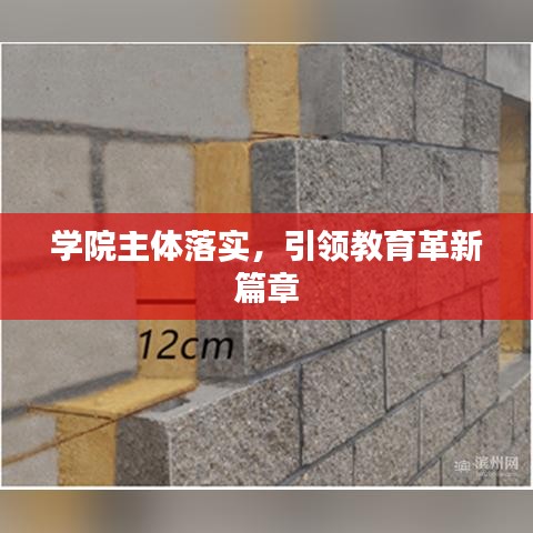 学院主体落实,引领教育革新篇章