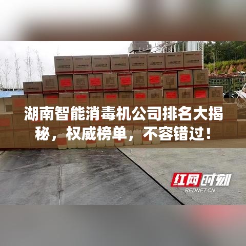 湖南智能消毒机公司排名大揭秘，权威榜单，不容错过！