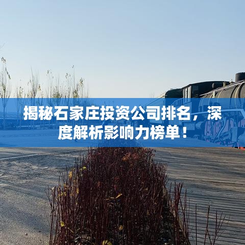 揭秘石家庄投资公司排名,深度解析影响力榜单!