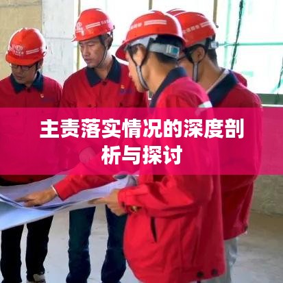 主责落实情况的深度剖析与探讨