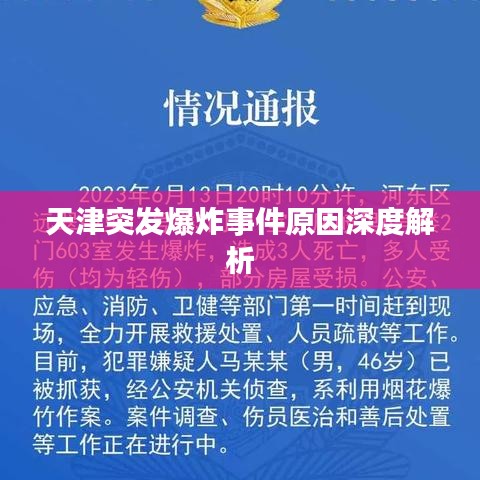天津突发爆炸事件原因深度解析