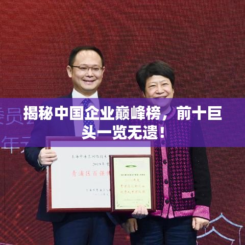 揭秘中国企业巅峰榜,前十巨头一览无遗!