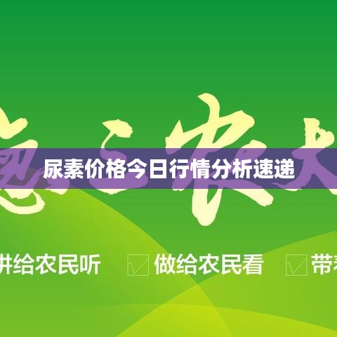 尿素价格今日行情分析速递