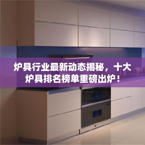 炉具行业最新动态揭秘，十大炉具排名榜单重磅出炉！