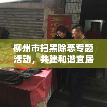 柳州市扫黑除恶专题活动,共建和谐宜居城市,坚决扫除社会毒瘤