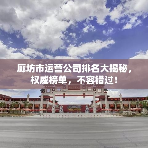 廊坊市运营公司排名大揭秘,权威榜单,不容错过!