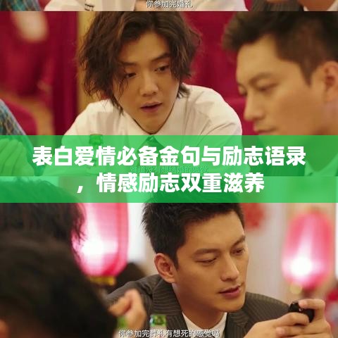 表白爱情必备金句与励志语录,情感励志双重滋养