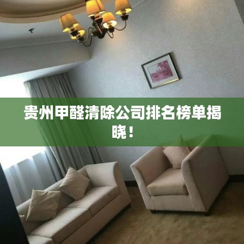 贵州甲醛清除公司排名榜单揭晓!