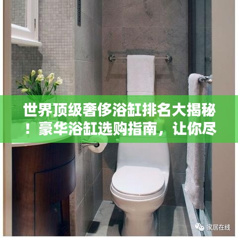 世界顶级奢侈浴缸排名大揭秘!豪华浴缸选购指南,让你尽享奢华沐浴体验!
