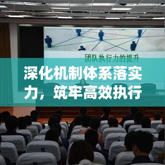 深化机制体系落实力,筑牢高效执行力基石