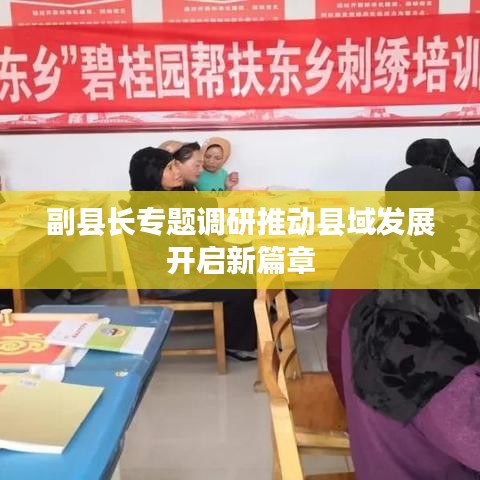 副县长专题调研推动县域发展开启新篇章